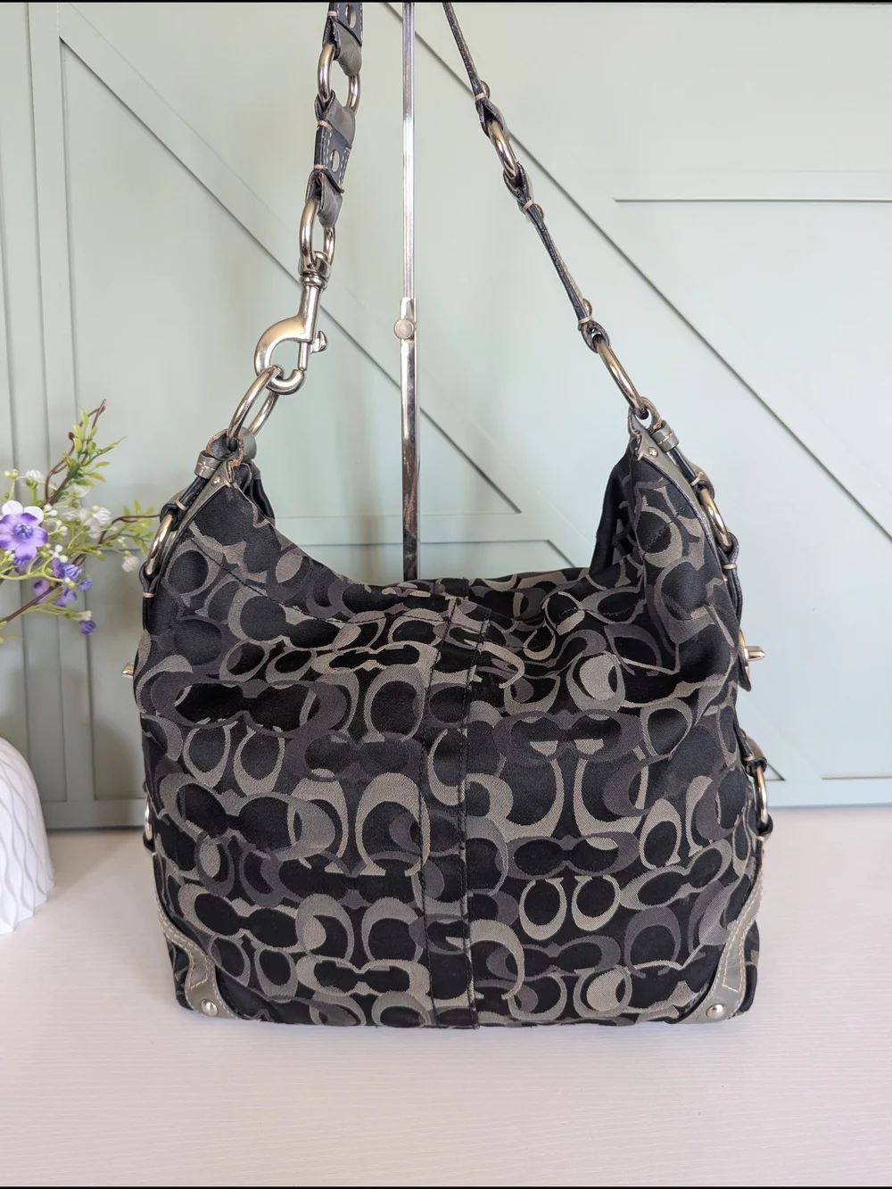 Vintage Coach Carly Hobo Bag